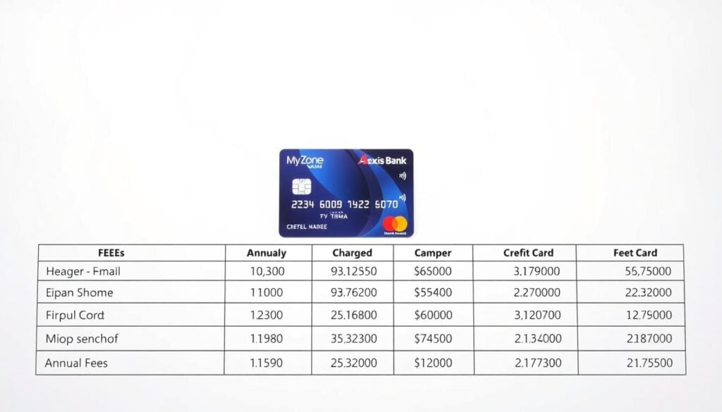 Axis Bank My Zone Credit Card fees