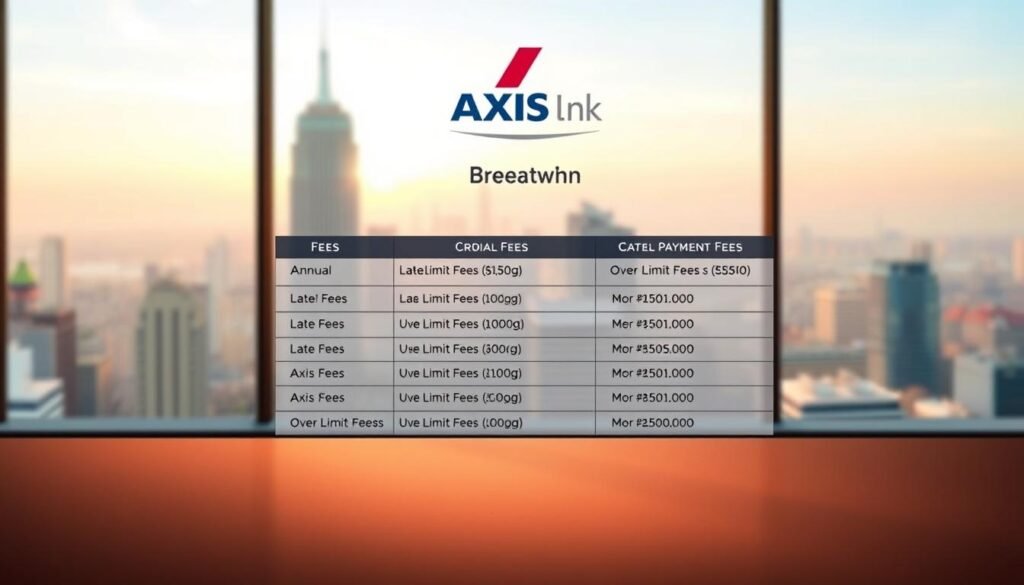 Axis Bank Reserve Credit Card fees